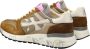 Premiata Bruine Leren Sneakers Multicolor Heren - Thumbnail 5