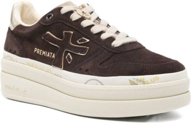 Premiata Bruine Sneakers voor Mannen