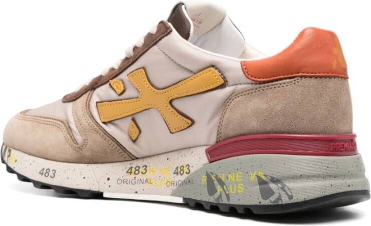 PREMIATA Lage Sneakers Heren Mick Maat: 47 Materiaal: Suède Kleur: Bruin - Foto 3