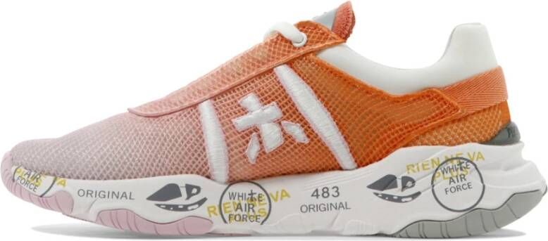 Premiata Buff Sneakers 2 5 cm Hoogte Orange Dames