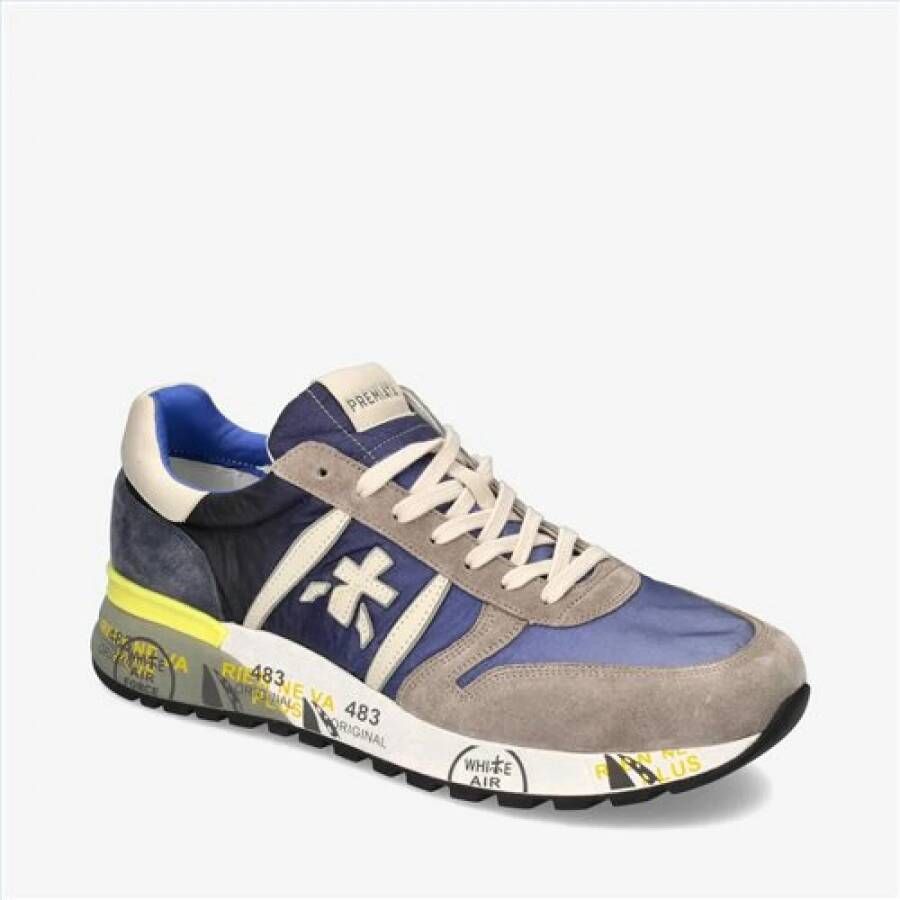 Premiata Casual Leren Sneakers Multicolor Heren