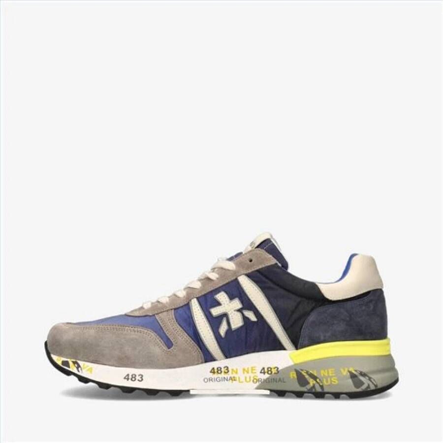 Premiata Casual Leren Sneakers Multicolor Heren