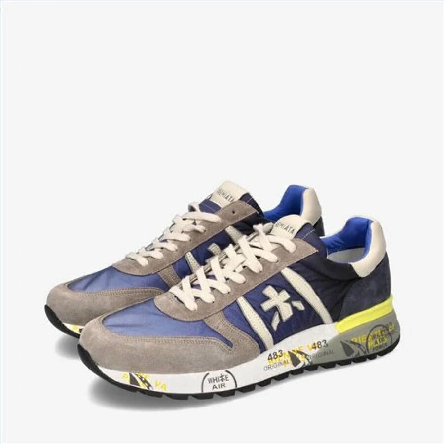 Premiata Casual Leren Sneakers Multicolor Heren