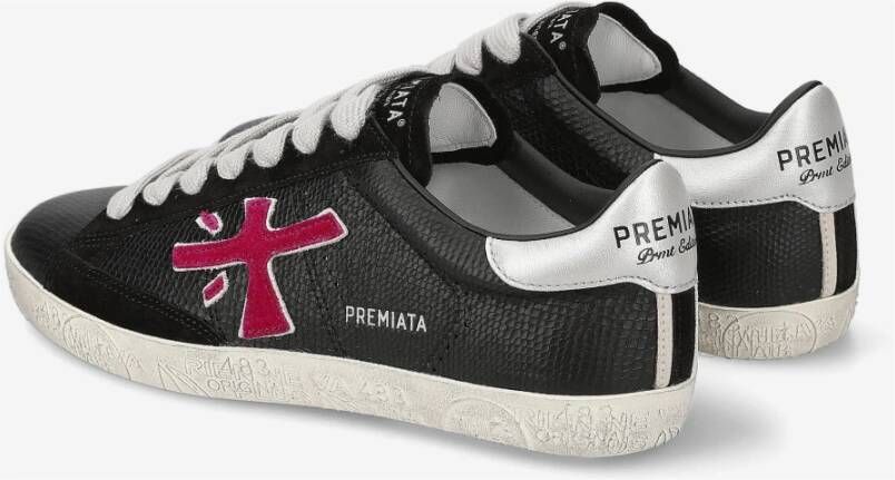 Premiata Casual Sneakers in Blauw Black Heren