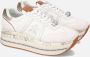 Premiata Beth 7037 Deportiva Plataforma Sneakers White Dames - Thumbnail 17