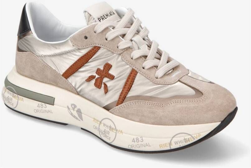 Premiata Casual Sneakers voor dagelijks gebruik Beige Heren