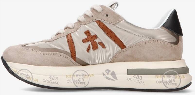 Premiata Casual Sneakers voor dagelijks gebruik Beige Heren