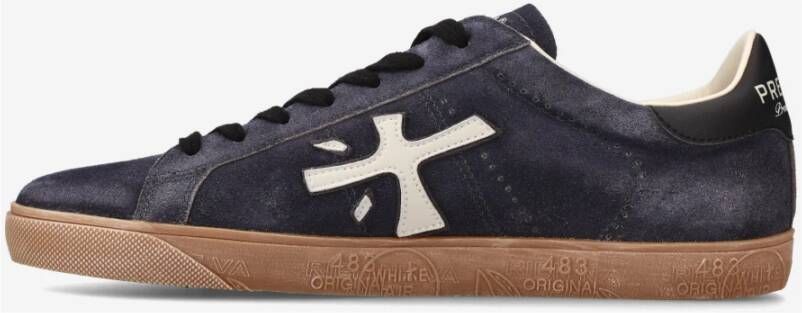 Premiata Casual Sneakers Blue Heren