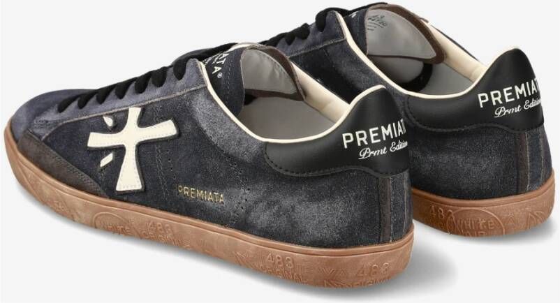 Premiata Casual Sneakers Blue Heren
