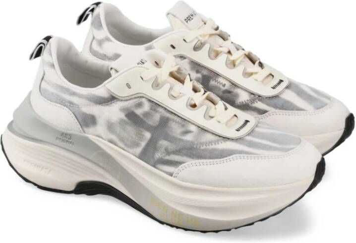 Premiata Chique Bruin Zwarte Sneakers