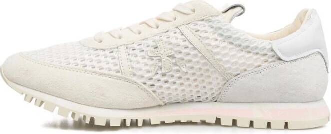 Premiata Contrasterende Hiel Sneakers Gray Dames