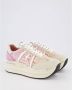 Premiata Dames Beth Sneaker Beige Roze Multicolor Dames - Thumbnail 4