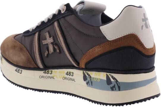 Premiata Dames Conny Sneaker Beige Multicolor Dames