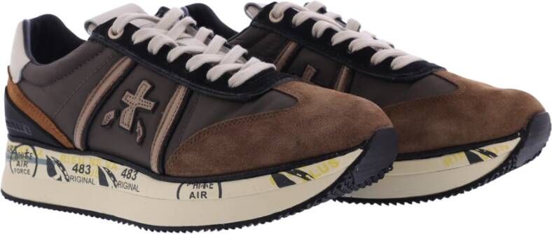 Premiata Dames Conny Sneaker Beige Multicolor Dames