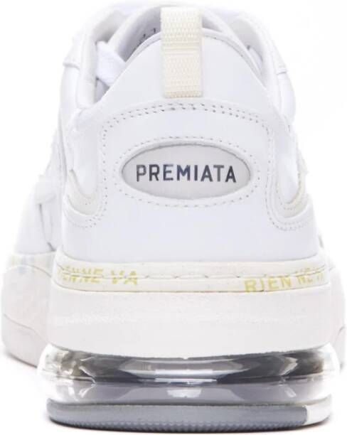 Premiata Drake Sneaker Leer Wit White Heren