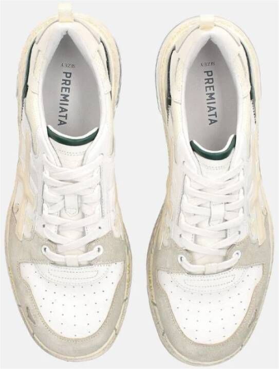 Premiata Drake Sneakers Wit Uniek Ontwerp White Heren