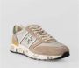 Premiata Elegante Groen Beige Sneakers Multicolor Heren - Thumbnail 2