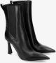 Premiata Hoge lamsskin laarsjes met hak Black Dames - Thumbnail 2