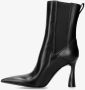 Premiata Hoge lamsskin laarsjes met hak Black Dames - Thumbnail 3