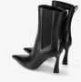 Premiata Hoge lamsskin laarsjes met hak Black Dames - Thumbnail 5