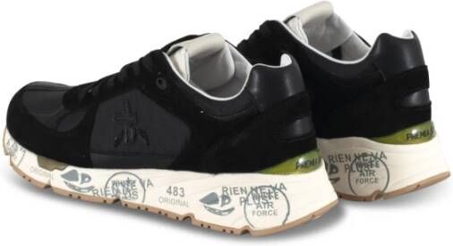 Premiata Ergonomische zwarte sneakers Black Heren