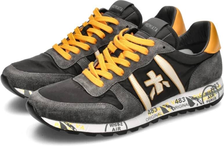 Premiata Eric Sneakers Stijlvol en Trendy Grijs Heren