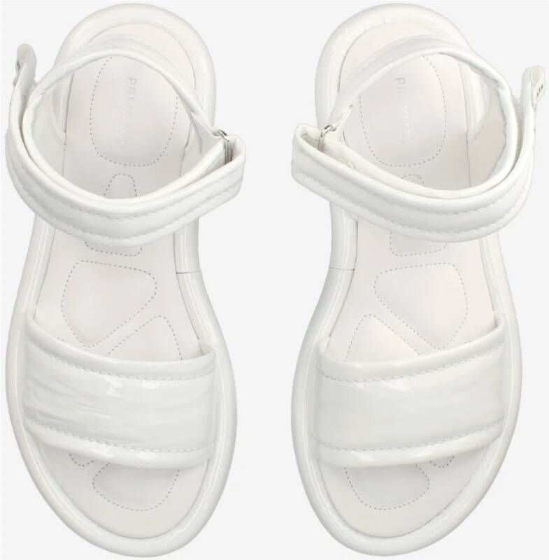 Premiata Flat Sandals White Dames