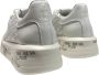 Premiata Gaatjesleer sneaker met satijnen veters White Dames - Thumbnail 3