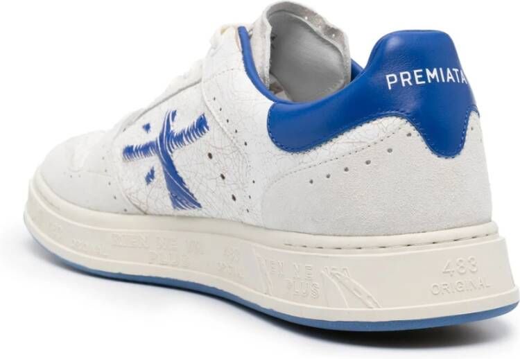 Premiata Gebarsten Effect Sneakers White Heren