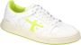 Premiata Gebarsten Effect Witte Sneakers White Heren - Thumbnail 8