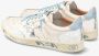 Premiata Gedurfde Leren en Suède Sneakers Beige Dames - Thumbnail 5