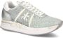 Premiata Grijs Groen Gehaakte Sneakers Multicolor Dames - Thumbnail 2