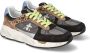 Premiata Grijs Zwart Sneakers Damesschoenen Multicolor Dames - Thumbnail 4