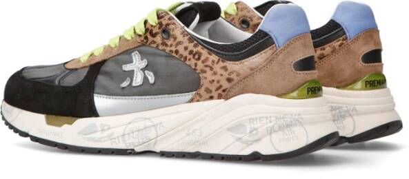 Premiata Grijs Zwart Sneakers Damesschoenen Multicolor Dames