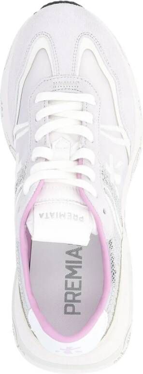 Premiata Grijze en beige sneakers met pailletten Multicolor Dames