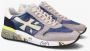 Premiata Blauwe Mick Sneakers met Gekleurde Details Multicolor Heren - Thumbnail 23