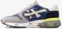 Premiata Blauwe Mick Sneakers met Gekleurde Details Multicolor Heren - Thumbnail 24