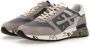 Premiata Stijlvolle Mick Canvas Nylon Sneakers in Grijze Contrasten Gray Heren - Thumbnail 9