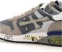Premiata Stijlvolle Mick Canvas Nylon Sneakers in Grijze Contrasten Gray Heren - Thumbnail 10