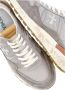Premiata Grijze Leren Sneakers Ronde Neus Multicolor Heren - Thumbnail 6
