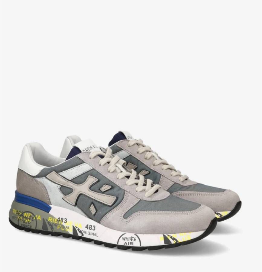 Premiata Grijze Mick Sneakers Multicolor Heren