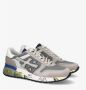 Premiata Stijlvolle Mick Canvas Nylon Sneakers in Grijze Contrasten Gray Heren - Thumbnail 19