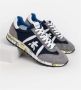 Premiata Blauwe Nylon Sneakers met Suède Inzetstukken Blue Heren - Thumbnail 14