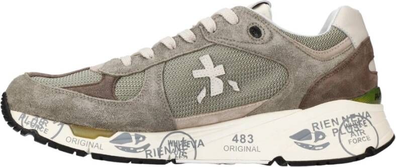 Premiata Grijze Sneakers voor Mannen Gray Heren