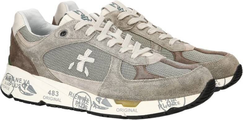 Premiata Grijze Sneakers voor Mannen Gray Heren