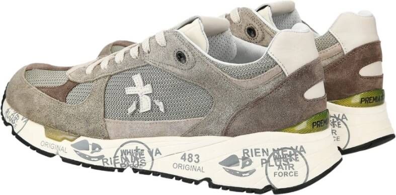 Premiata Grijze Sneakers voor Mannen Gray Heren