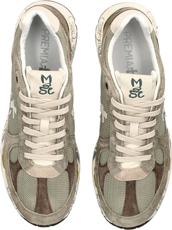 Premiata Grijze Sneakers voor Mannen Gray Heren