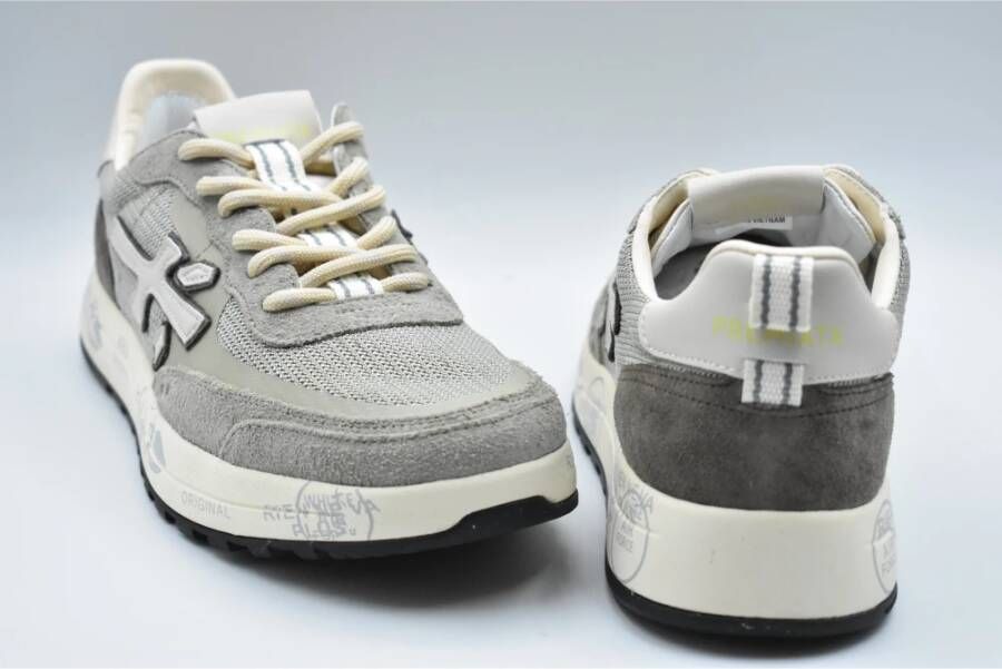Premiata Grijze Veterschoenen voor Mannen