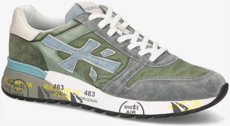 Premiata Groen en Grijs Mick Sneakers Green Heren