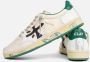 PREMIATA Lage Sneakers Heren Clay Maat: 44 Materiaal: Leer Kleur: Wit - Thumbnail 12